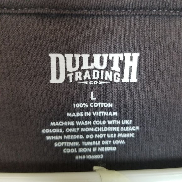 Duluth Trading Co. Womens Large Gray Pullover Swea - Picture 7 of 8